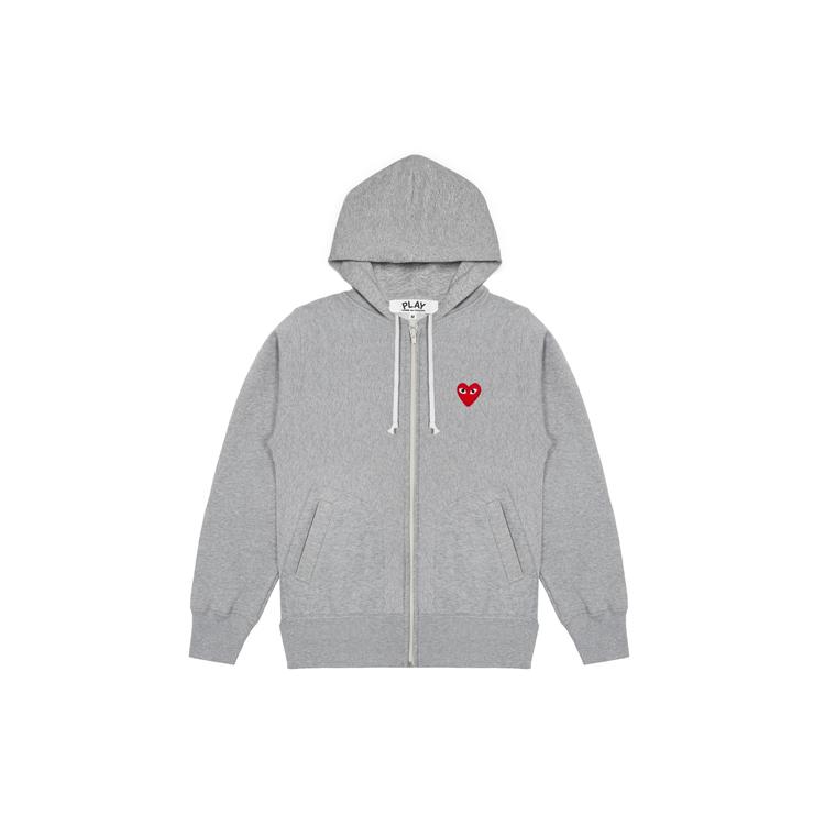 Cdg Play Play Zip Hooded Sweatshirt AZ-T168-051-1