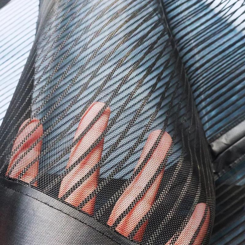 Магнитная дверная сетка москитная сетка черная муха насекомое невидимая самоклеящаяся для кухни в помещении гостиной