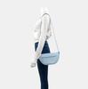 [Pre-Owned] Olympia Adjustable Shoulder Strap Flap Closure Calfskin Half-Moon Handbag - Very Good #NQT41U