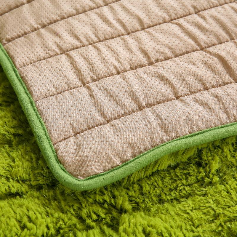 Современный простой и чистый цвет, противоскользящая подушка для дивана, чехол для дивана, зимний плюшевый утолщенный чехол для дивана