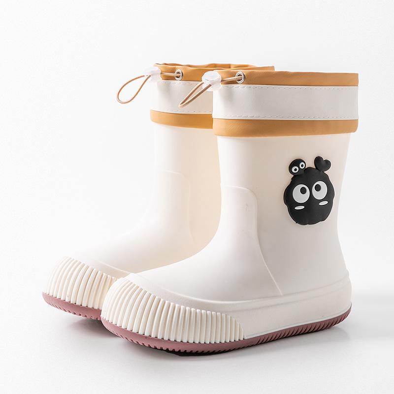 Сапоги для дождя средней высоты, водонепроницаемые сапоги для дождливой погоды, студенческая обувь для отдыха на природе, модная легкая нескользящая резиновая обувь