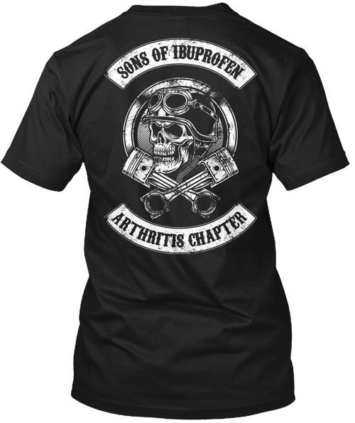 Футболка унисекс Sons Of Ibuprofen Arthritis Chapter Размеры от S до 4XL