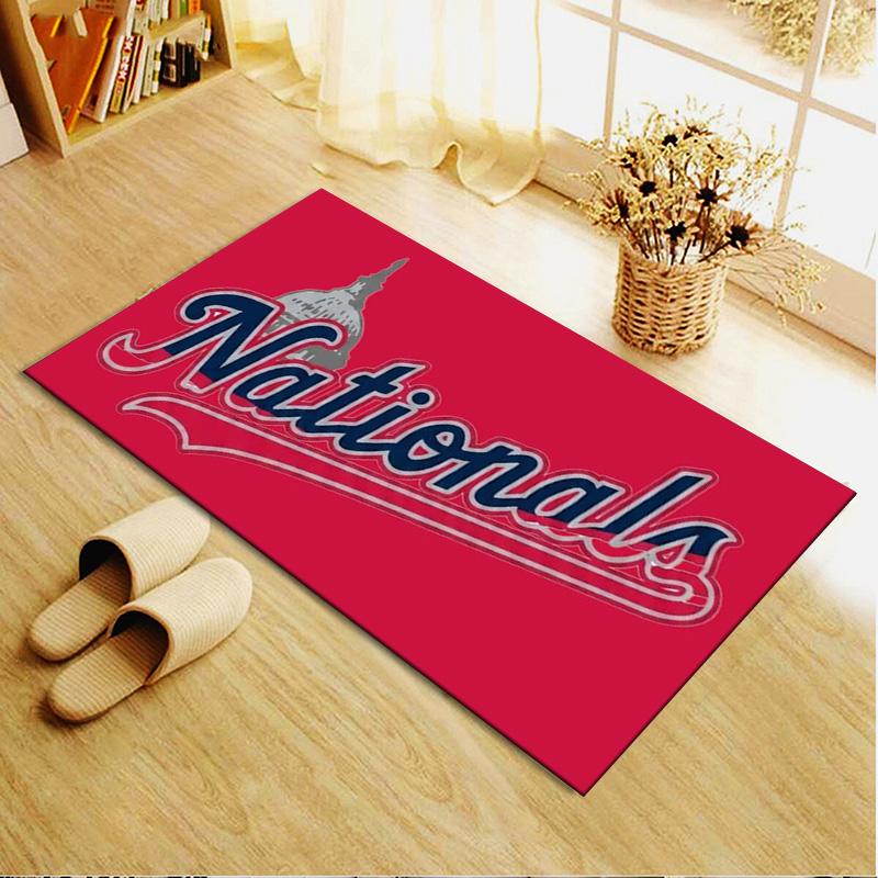 Washington Nationals Carpet Rug for Living Room Bedroom Home Sofa Decoration,Kids play Non-slip Floor Mat