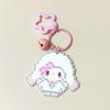 2 шт. Милые брелоки в стиле пиксельной графики Sanrio Hello Kitty Bell Star Keychain, подвеска для телефона, аксессуар для фотоаппарата CCD, подарки.