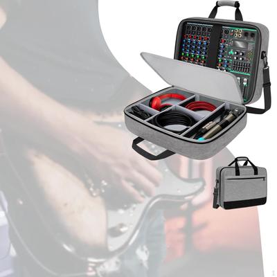 Сумка-кейс для аудиомикшера Большой вместимости Аксессуары для кабелей и микрофонов Удобная для путешествий