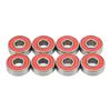 8Pcs 608RS ABEC 9 Ball Bearing Carbon Steel Sealed Skateboard Bearings 8x22x7mm for Roller Skates