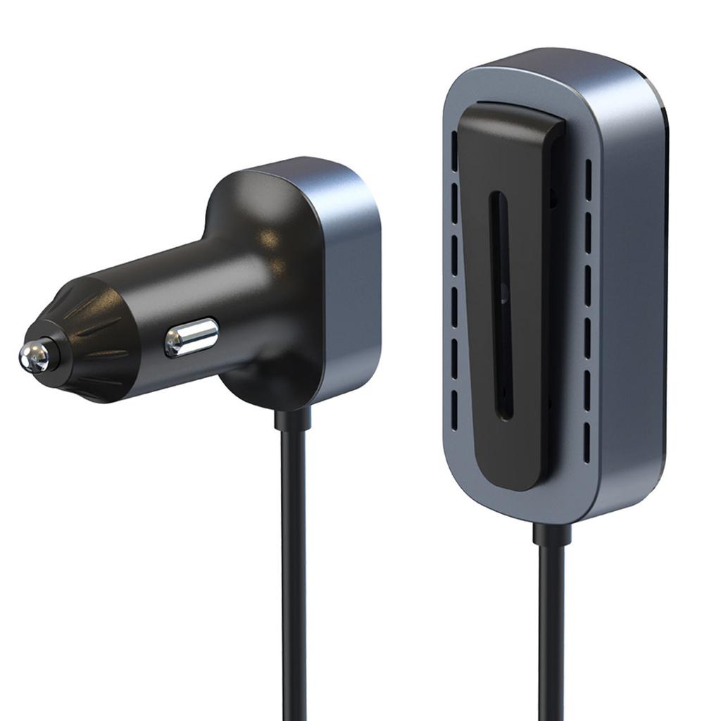 65W Multi USB Car Charger Car Phone Charging Adapter PD3.0 QC3.0 Car Charger for Multiple Devices 12-24V USB Car Charger