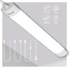 Akpuzd 15-Watt Fluorescent Light, Straight Tube, Rainproof, Plug-in LED Base Light, Integrated LED Lamp, Fluorescent Tube, OnOff Switch, Plug, Power