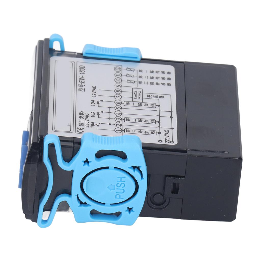 Temperature Controller Kit 3 Way Output Heating Relay Thermostat for Printer Photo Machine AC220V