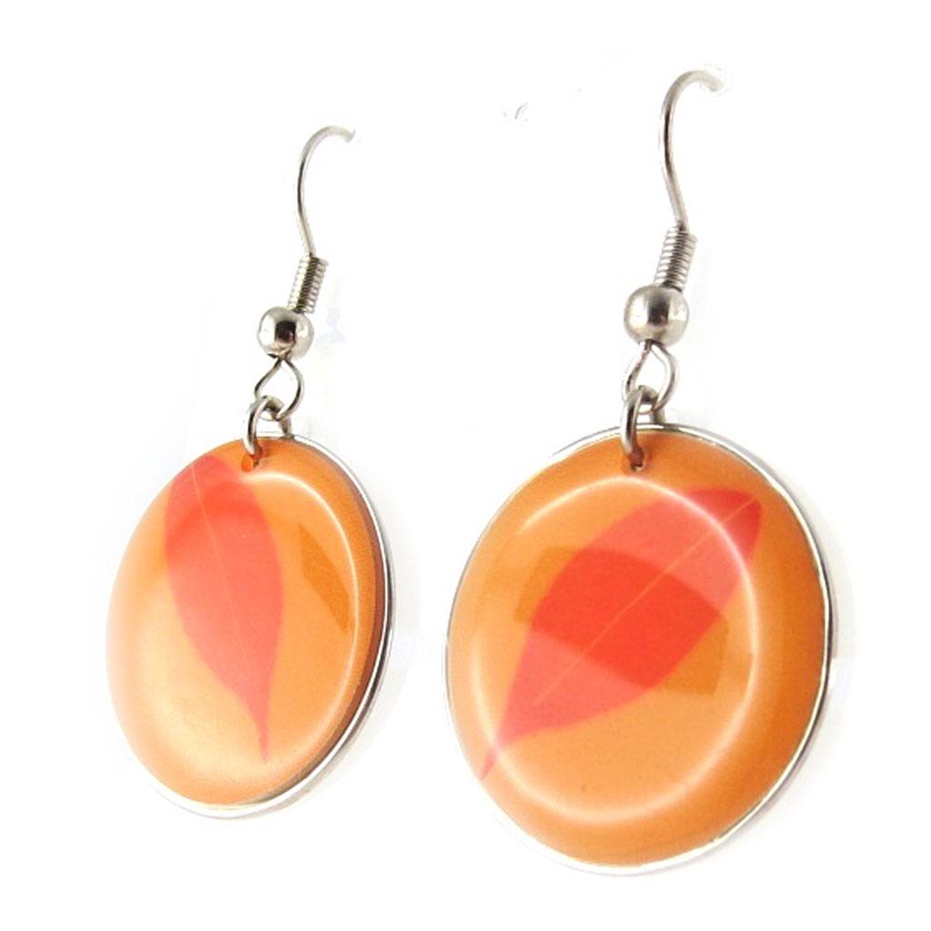 Les Trésors De Lily [D8255] - Orange 'Bamboo' Designer Loops