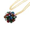 Les Trésors De Lily [P3591] - Multicolored Gold 'Sissi' Long Necklace (crystal)