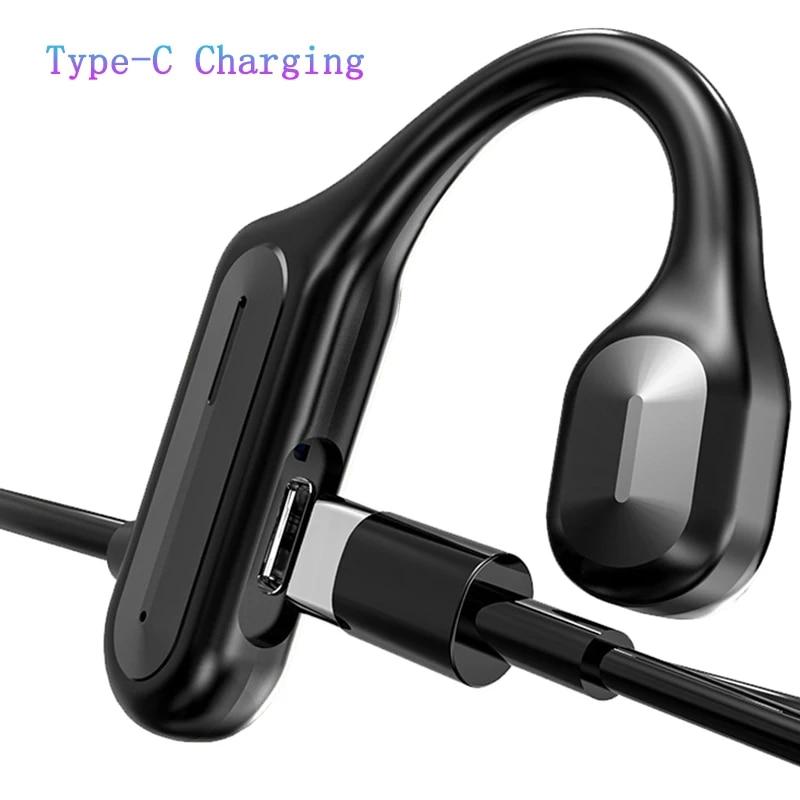 Беспроводная гарнитура Bluetooth 5.2 с возможностью произвольного изгиба на 360° и шумоподавлением, водонепроницаемые наушники для смартфона