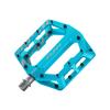 Funn Funndamental Flat BMX/MTB Pedals Set - Wide Platform Bicycle Pedals, 9/16-inch Steel Axle (Turquoise)