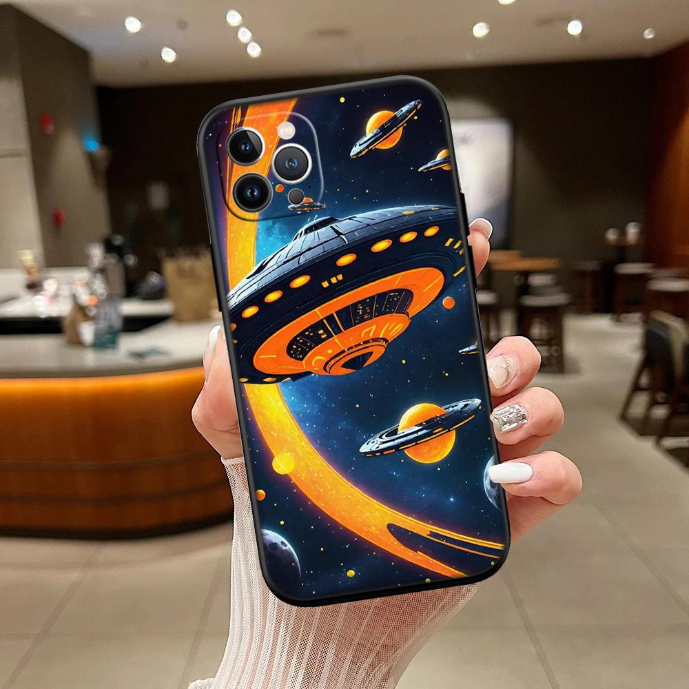 RA4 Astronaut Space Moon Alien New High-End Shell Phone Case for Redmi Note 10 11 12 Pro Max 10S 10C 10T 11A 11S 12S 12C