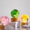 Smooth Led Night Lamp Chroma Ambient Light Interior Decoration Crystal Ball  Bedroom Decoration