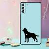 Черный Лабрадор Собака Чехол для Телефона Для Samsung Galaxy S24 Ultra S20 S21 S22 S23 S25 Ultra S9 S10 Plus S24 FE Чехол