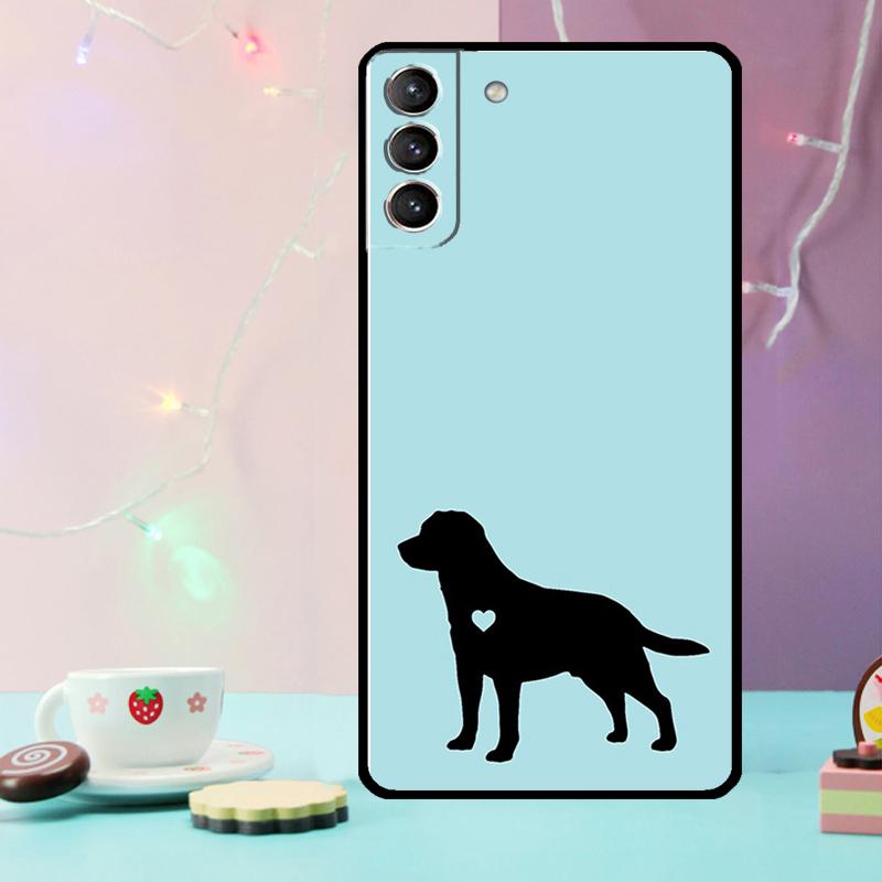 Черный Лабрадор Собака Чехол для Телефона Для Samsung Galaxy S24 Ultra S20 S21 S22 S23 S25 Ultra S9 S10 Plus S24 FE Чехол