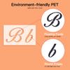 Number And Letter Stencils 45pcs Template Reusable Washable Alphabet Stencils Environmentfriendly
