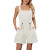 Женские повседневные комбинезоны с регулируемыми бретелями без рукавов летние милые удобные комбинезоны