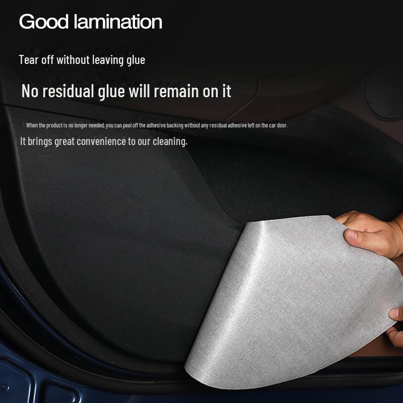 Leapmotor C10 Door Kick Pad: Anti-Scratch, Wear-Resistant Leather Interior Protector.