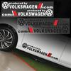 Для VOLKSWAGEN VW Светоотражающие Лазерные Наклейки на Лобовое Стекло Автомобиля Декали на Кузов для Volkswagen Passat Tiguan Bora Jetta CC Beetle Sc
