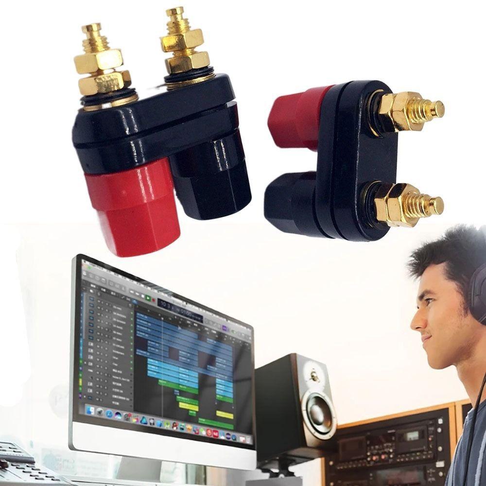 Binding Post Banana Plugs Couple Terminals Audio Amplifier Terminal Double Banana Socket