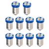 Truck 12V 10 PCS BA9S T4W T11 1210 4 SMD LED Bulbs White Blue Red Green Amber Map Lights 4 LEDs Auto Car Lights Car Accessories