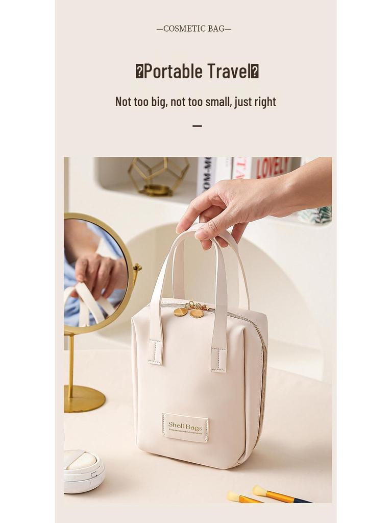 Портативная косметичка большого объема для макияжа и туалетных принадлежностей