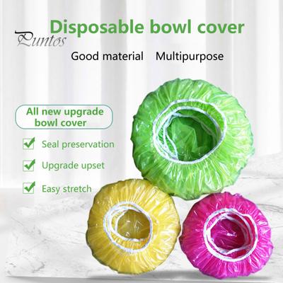 60 шт. эластичные чехлы для пищевых продуктов, водонепроницаемые эластичные сумки для хранения продуктов из ПЭТ, эластичные чехлы для мисок, товары для дома