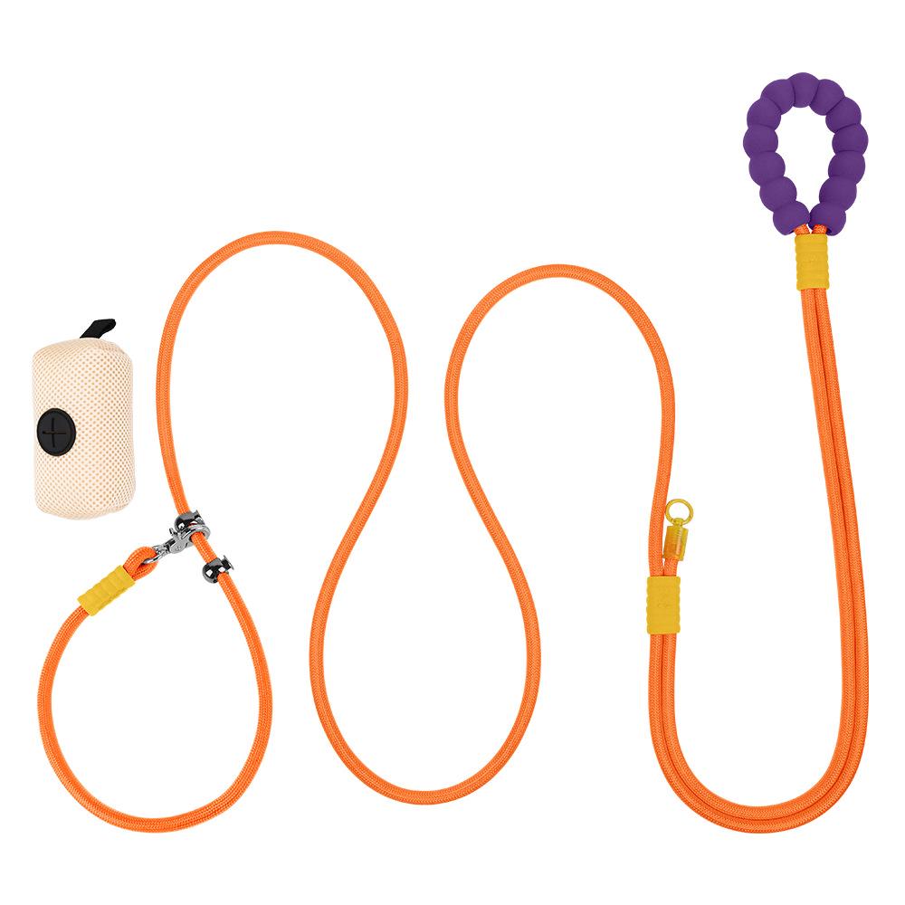 Professional Dog Training & Competition Cross-Body Leash - Explosion-Proof, Adjustable Waist-Belt Design