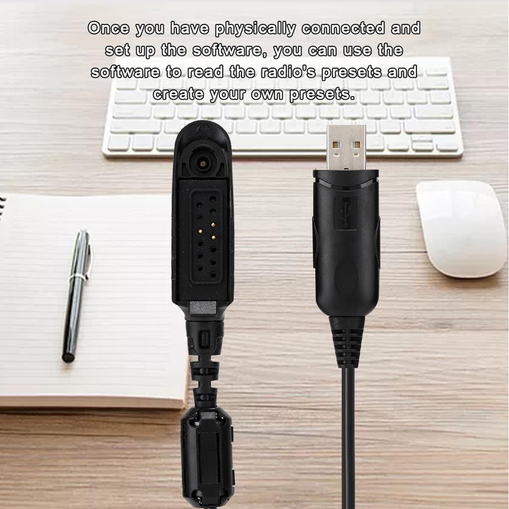 GP340 USB Programming Cable for HT750 HT1250 PRO5150 GP328 GP340 GP380 GP640 GP680 Radio