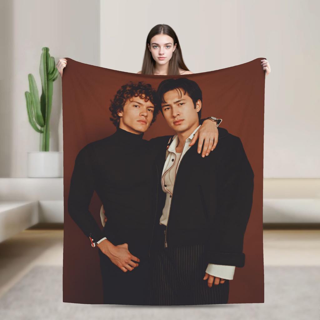 Heated Rivalry Flannel Blankets Warm Soft Throw Blanket for Living Room Travel Street Trend Bedspread Sofa Bed Cover