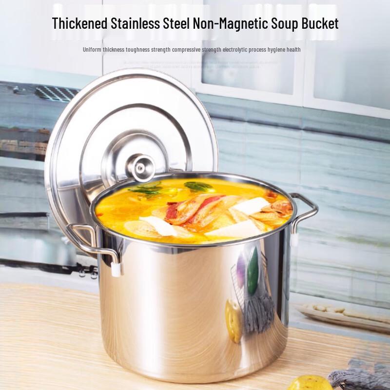 Большая кастрюля Suler из нержавеющей стали с крышкой