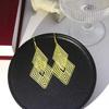 Simple Leaf Hollow Earrings, Exaggerated And Creative Multi-Layer Five-Pointed Star Long Fringed Earrings