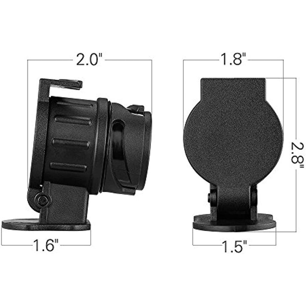 Переходник адаптера прицепа для автомобилей и прицепов 13-контактный на 7-контактный (Адаптер/прицепное устройство с 13-контактного автомобиля на 7-контактный прицеп)