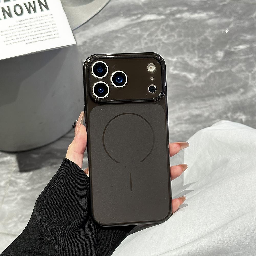 Ультратонкий Матовый Мягкий Чехол для Телефона для Iphone 17 Air 16 Pro Max 15 Plus 14 Pro 13 12 11 17Pro 16Pro Ударопрочный Чехол-Задняя Панель с Большим Окном Аксессуары
