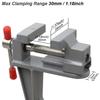 Мини-тиски для верстака, зажимной винт, DIY-форма для поделок, фиксированный инструмент для ремонта, плоскогубцы, ювелирные изделия, электроника, небольшой портативный верстак для хобби