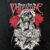 Хлопковая черная рубашка Bullet For My Valentine, полный размер, для мужчин и женщин