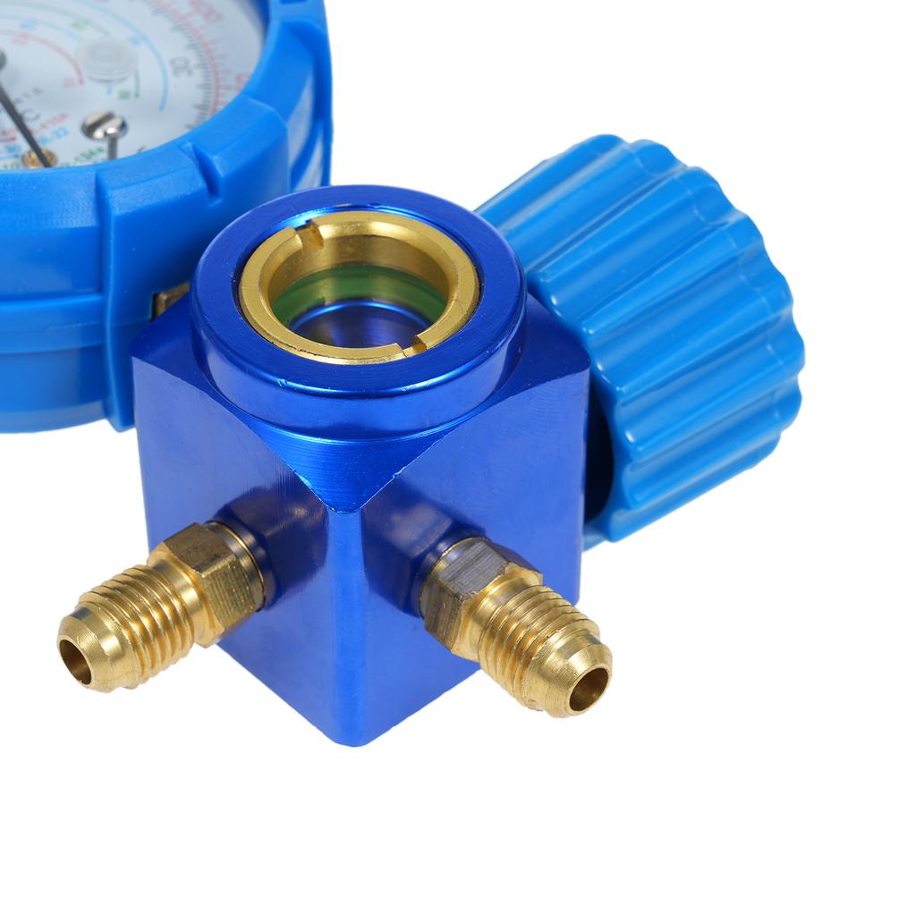 Манометр с одним коллектором, манометр для кондиционера с четкой шкалой, подходит для R410A R22 R134A R404A