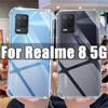 Прозрачный чехол для телефона Realme 8 5G, прозрачный чехол из ТПУ Realme8 6,5 дюйма RMX3241, противоударные чехлы с защитой от царапин