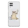 Чехол для телефона Samsung A13 A15 A25 A35 A51 A55 A71 A21S A11 A12 A31 A52 A41 A23 A53 A73 A32 5G A03S A05s Чехол енот