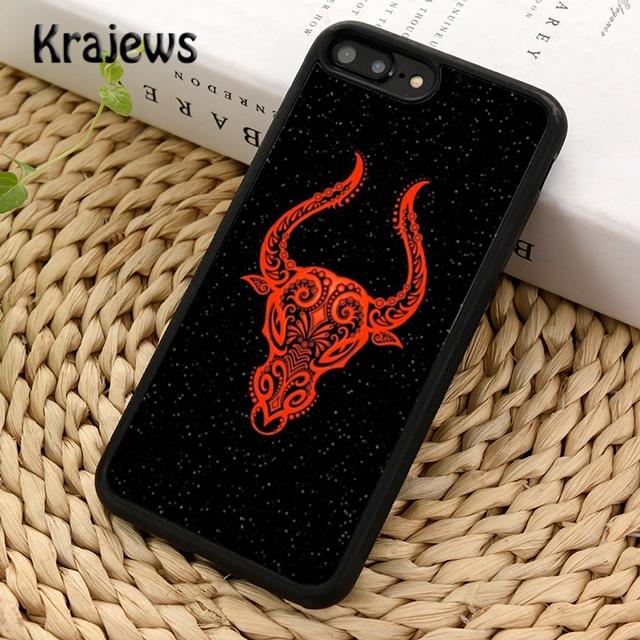 Krajews Taurus bull Soft Phone Case Cover For IPhone 18 17 Air 16 15 14 plus 11 12 13 pro max coque Shell Fundas