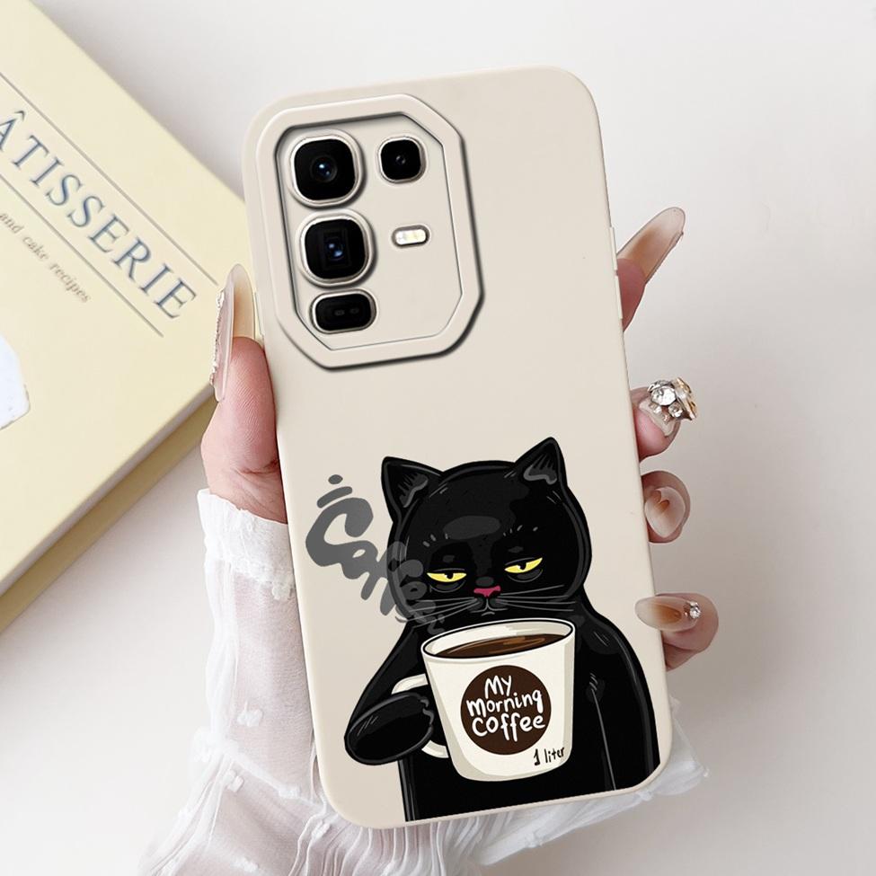 For Infinix Note 50 Pro Plus Cover Case Silicone Kawaii Cute Cat Funny Painted Bumper For Infinix Note 50 Pro+ Phone Case X6856