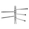 Stainless Steel Rotary Towel Rack Wall Mounted Swivel Towel Bar Durable Towel Rack  Space Saving