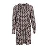 Женское черно-белое графическое платье Dalana