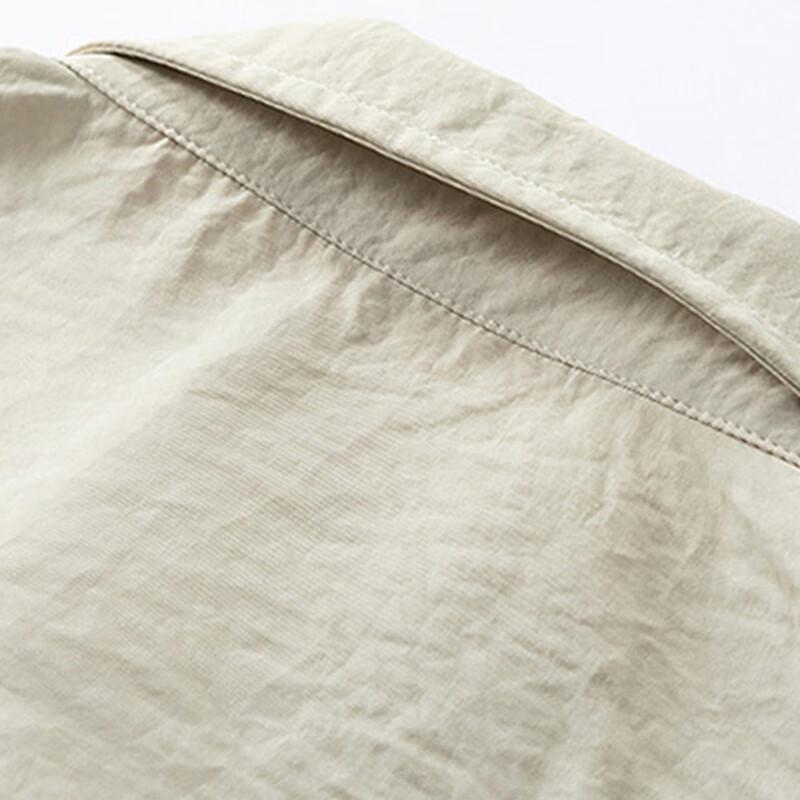 Мужская легкая дышащая повседневная рубашка с коротким рукавом Mao Ren