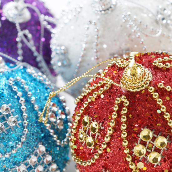 Рождественские шары Подвески Стразы Антидеформируемое украшение Праздничный подарок Фестивальные шары Подвески Товары для вечеринок