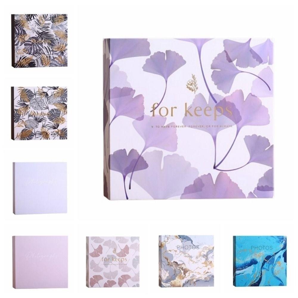 Interleaf Style 6-inch Photo Album Writable Vintage Photo Album  Creative Storage