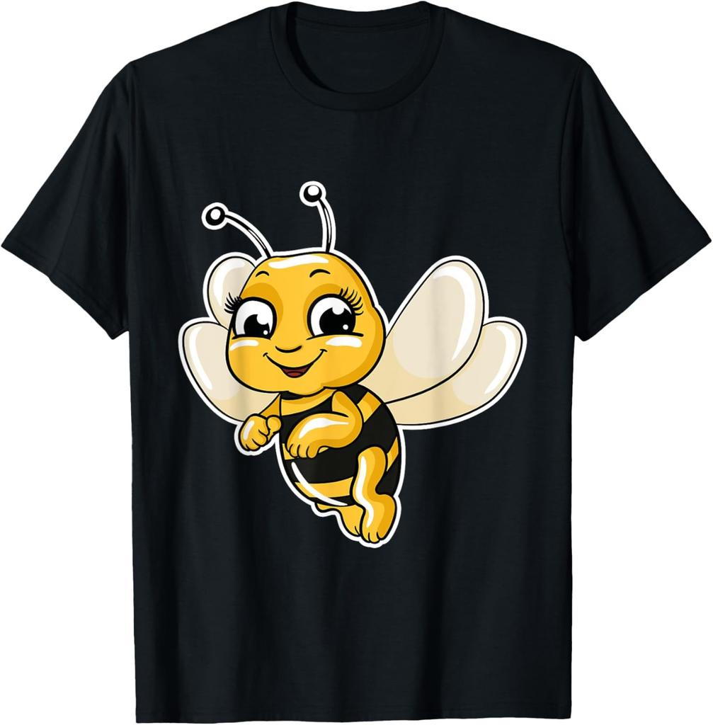 Cute Honey Bee Lover Illustration Gift Beekeeping Love Gifts T-Shirt