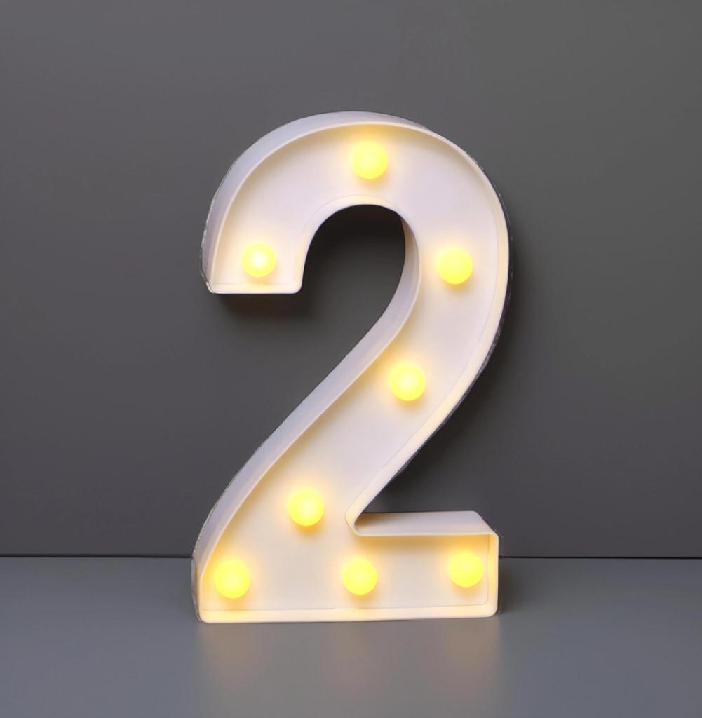 22 см светодиодные буквы и цифры для мероприятий - Идеально для дней рождения и предложений.